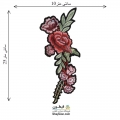 تکه دوزی گل اپلیکه حرارتی بدون نگین مدل 007 (گلدوزی یا اپلیکه ی حرارتی)