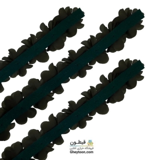 گل حریر ساتن سایز بزرگ سبز ماشی