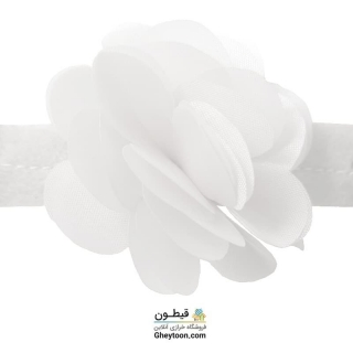 گل حریر ساتن سایز بزرگ سفید