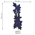 تکه دوزی گل اپلیکه حرارتی بدون نگین مدل 014 (گلدوزی یا اپلیکه ی حرارتی)