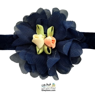 گل حریر شکوفه دار سرمه ای