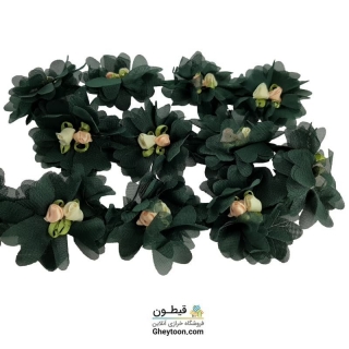 گل حریر شکوفه دار سبز تیره