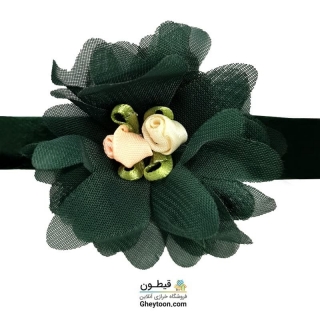 گل حریر شکوفه دار سبز تیره