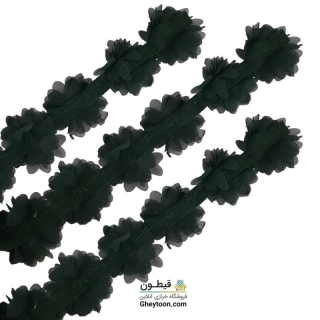 گل حریر شکوفه دار سبز تیره