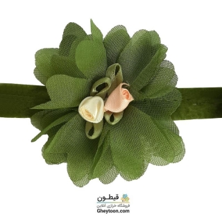 گل حریر شکوفه دار سبز روشن