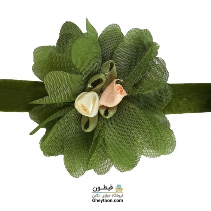 گل حریر شکوفه دار سبز روشن