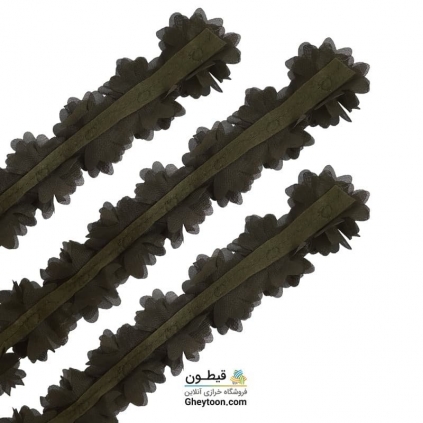 گل حریر شکوفه دار سبز ماشی