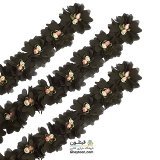 گل حریر شکوفه دار سبز ماشی