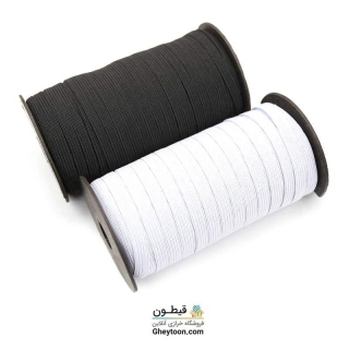 کش یک سانتی متری سفید و مشکی