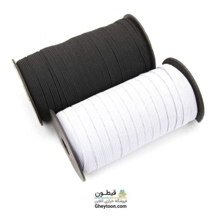 کش یک سانتی متری سفید و مشکی