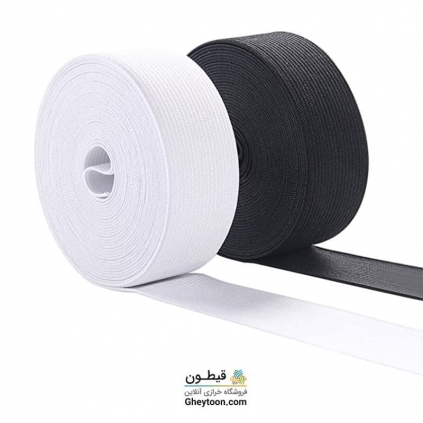 کش سه سانتی متری سفید و مشکی