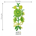 تکه دوزی گل اپلیکه حرارتی بدون نگین مدل 019 (گلدوزی یا اپلیکه ی حرارتی)