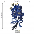 تکه دوزی گل اپلیکه حرارتی بدون نگین مدل 015 (گلدوزی یا اپلیکه ی حرارتی)
