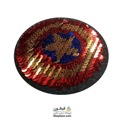 تکه دوزی مارک اسپورت پولک برگردان کاپیتان آمریکا