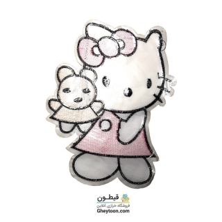 تکه دوزی عروسکی حرارتی خزدار کیتی مدل 005