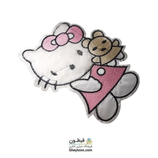 تکه دوزی عروسکی حرارتی خزدار کیتی مدل 005