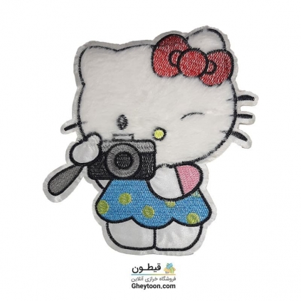 تکه دوزی عروسکی حرارتی خزدار کیتی مدل 004