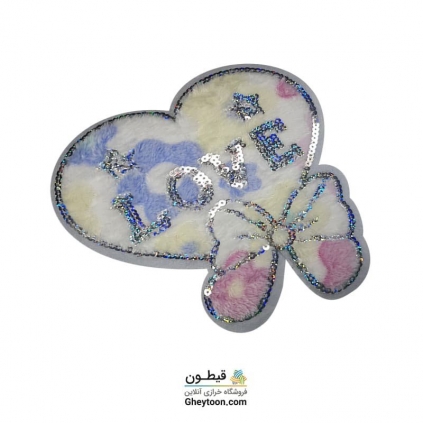 تکه دوزی عروسکی حرارتی خزدار قلبی