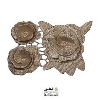 نوار گل طلایی3سایز