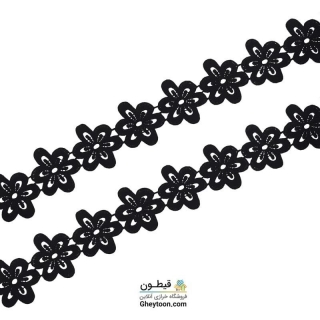 نوار گیپور شکوفه درشت تک لایه ساده