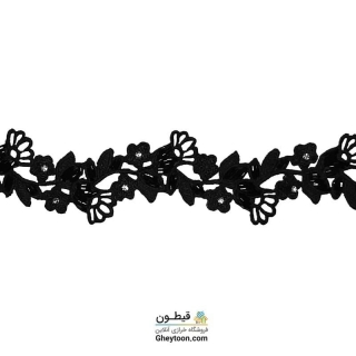 نوار گل شقایق نگین دار حرارتی متری