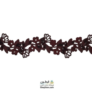 نوار گل شقایق نگین دار حرارتی متری