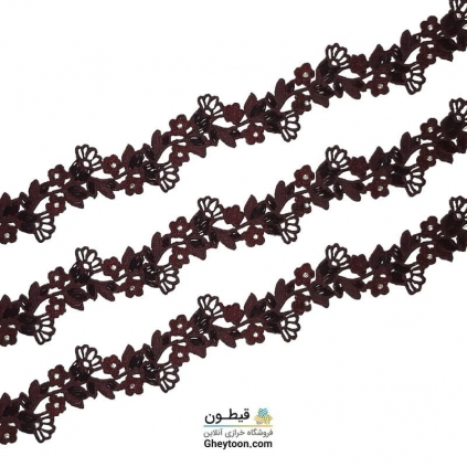 نوار گل شقایق نگین دار حرارتی متری