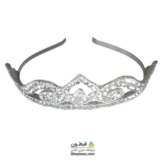 تل نگین دار نقره ای مدل 011