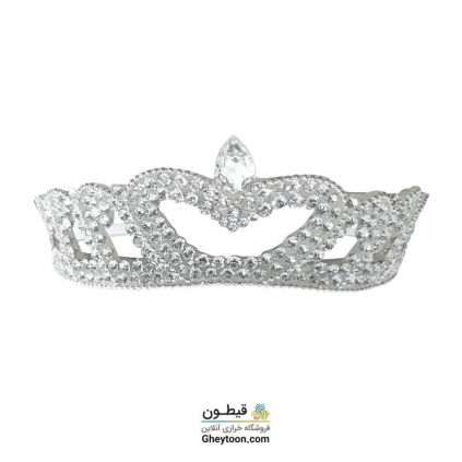 تل نگین دار نقره ای مدل 012