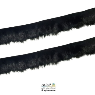 نوار خز خرگوشی مشکی