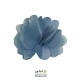 گل حریر جنس ساتن سایز کوچک متری آبی کمرنگ