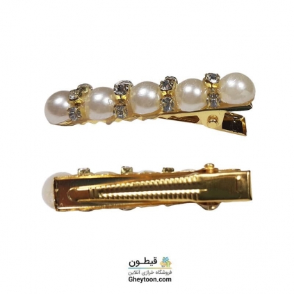 گیره سر نگین و مروارید