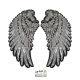 تکه دوزی بال فرشته نقره ای