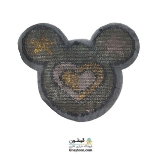 استیکر پولکی میکی موس طلایی صورتی