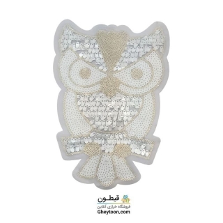 استیکر پولکی جغد سفید