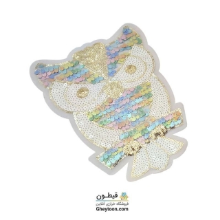 استیکر پولکی جغد سفید