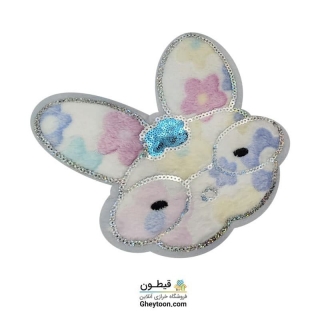 استیکر پولکی خرگوش موهردار عینکی