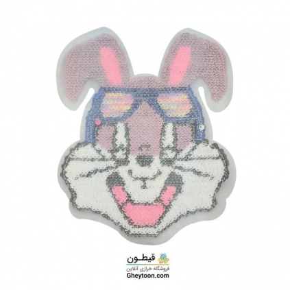 استیکر پولکی خرگوش عینکی