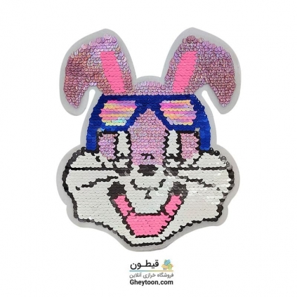 استیکر پولکی خرگوش عینکی