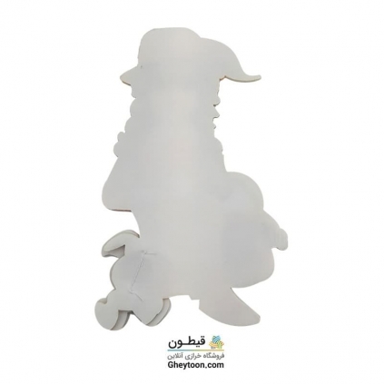 استیکر دختر و خرگوش برجسته