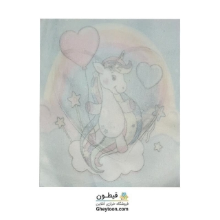 استیکر آکواریومی تک شاخ رنگین کمانی