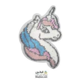 استیکر پولکی اسب تک شاخ