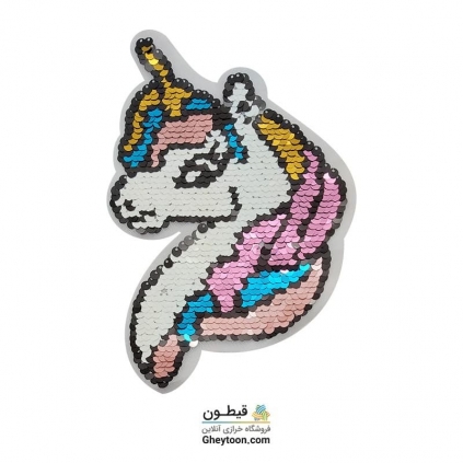 استیکر پولکی اسب تک شاخ