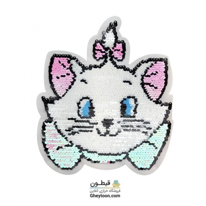 استیکر پولکی گربه ملوس