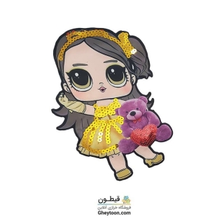 استیکر ال و ال خرس بنفش