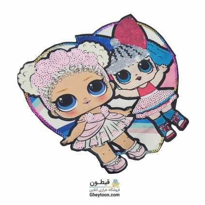 استیکر ال و ال دوتایی پاپیون دو رنگ