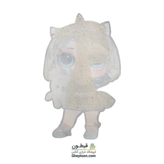 استیکر ال و ال خرس صورتی تاج دار