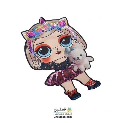 استیکر ال و ال خرس صورتی تاج دار