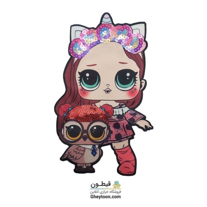 استیکر ال و ال جغد تاج به سر