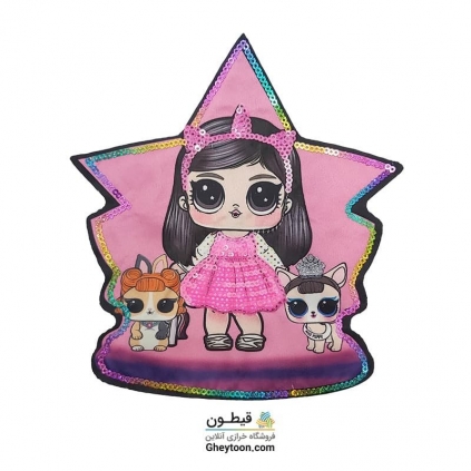 استیکر ال و ال ستاره ای صورتی